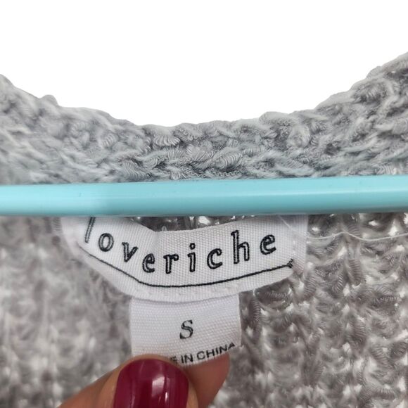 Loveriche Cold Shoulder Knit Sweater Dress Small - Picture 3 of 7